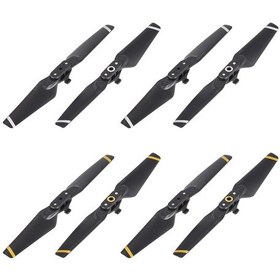 Resim Ximistore9 Djı Spark Mini Drone İçin Katlanabilir Pvc Pervaneler, 4 Çift Gümüş Ve Altın Renk 