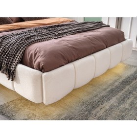 Resim Barcelona Mdf Bazalı Karyola Ve Başlık 