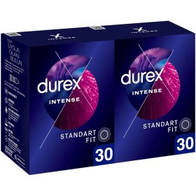 Resim Durex Intense Uyarıcı Jelli ve Tırtıklı Prezervatif 30'lu x 2 Adet (60 Adet) 1 Adet 
