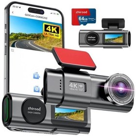Resim Zhıroad Q20s 4k Wifi Dashcam, 170 Geniş Açı, Gece Görüşü, G-sensör, Park Izleme Q20s 4k Wifi Dashcam, 170 Geniş Açı, Gece Görüşü, G-sensör, Park Izleme 