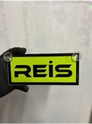 Resim Yeşil Renk Üzeri Siyah Renk Reis Yazılı Vantuzlu Cam Süsü 