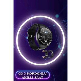 Resim Teknodayım Akıllı Saat ve Kulaklık Seti Dokunmatik Ekran 5.0 Bluetooth Bağlantılı Sesli Görüşme 