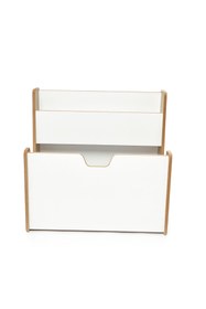 Resim Genel Markalar 0-6 Yaş Turna Montessori Ahşap Çocuk Kitaplığı ve Oyuncak Toplama Ünitesi 