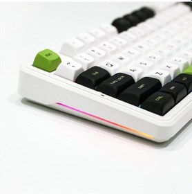 Resim Aula F87 Mekanik Rgb Tkl Gray Switch Kablosuz Makrolu Hot Swap Klavye 