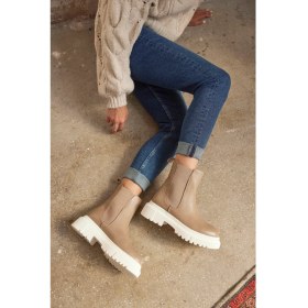 Resim Elisha Butik Venüs Vizon Renkli Hakiki Deri Kadın Postal 