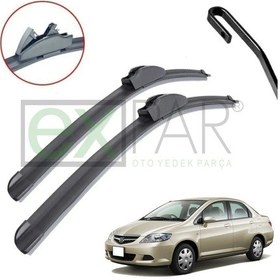 Resim Honda City Ön Cam Silecek Süpürgesi Takımı 2004 - 2007 City Ön Silecek Sağ Sol 