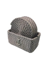 Resim Dikdörtgen Kutulu Bardak Altlığı | Gri 