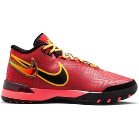 Resim Nike Lbj Nxxt Genisus Erkek Kırmızı Basketbol Ayakkabısı Hf0712-600 Dar Kalıp Kırmızı 