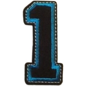 Resim Aplike Ütü İle Yapışan 1 Rakamı Arma 2x4 cm 