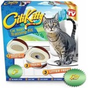 Resim Citikitty Klozet Kedi Tuvaleti Eğitim Seti 