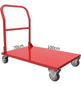 Resim Ibtaş 500 kg Yük Paket Eşya Kargo Malzeme Ürün Taşıma Arabası 70X100CM 