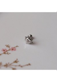 Resim Güneş Model Helix Piercing Kıkırdak Cerrahi Çelik Gümüş Renk Renkli 