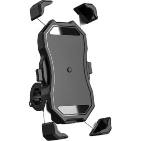 Resim Zszh Motosiklet / Bisiklet Yarı-Otomatik Kasılma Sabitleme Braketi Telefon Tutucu (Yurt Dışından) 