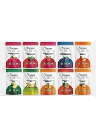 Resim Formda Kalma & Diyet Paketi 10'lu - Dondurularak Kurutulmuş Meyve Freeze Dried 10'lu Mega Set 200 G 