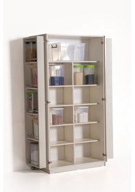 Resim Belen 2 Kapaklı Kiler Dolabı Bej 