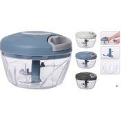 Resim Excellent Houseware 3 Bıçaklı Doğrayıcı - Mavi - 13x9 cm 