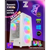 Resim Zeiron Dynamic X3050S Ryzen 5 5600 32GB Ddr4 Ram 512GB Nvme M.2 SSD RTX3050 8gb Oyuncu Masaüstü Bilgisayar 