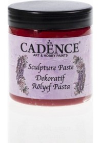 Resim Kırmızı Dekoratif Rölyef Pasta 250Ml N11.1689 