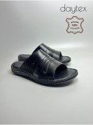 Resim Daytex Hakiki deri hafif rahat casual ortopedik tabanlı sportif terlik 