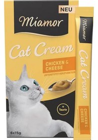 Resim Miamor Cream Tavuk&peynirli Kedi Ödülü 15 Gr X 6 
