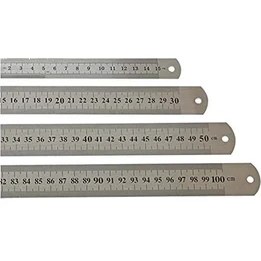 Resim MWX Teknoloji Çelik Cetvel 100CM 