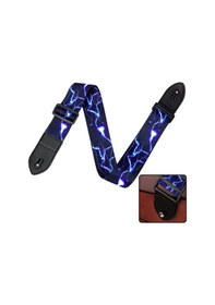Resim Midex Sr-11bl Gitar Omuz Askısı Mavi Renk Desenli Uzunluk 90-143 Cm 