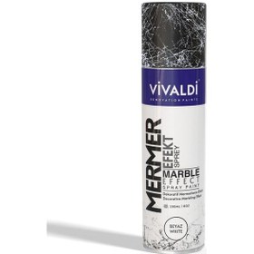 Resim Mermer Efekt Sprey Boya 200ml BEYAZ 