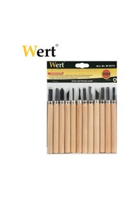 Resim Wert 2512 Ahşap Oyma Bıçak Seti. 12 Parça 