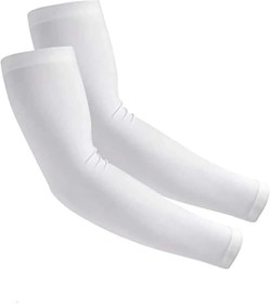 Resim PeraPelis Motosiklet-Bisiklet Kol Çorabı - Güneşlik Kolluk (Takım) Beyaz 