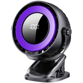 Resim 3'ü 1 Arada Çok İşlevli Tavan Vantilatörü Usb Şarj Edilebilir Sessiz S30 Siyah, 