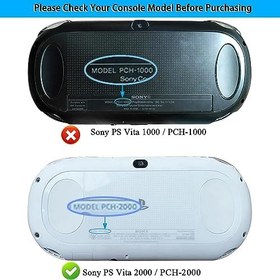 Resim OSTENT Sony PS Vita PSV PCH-2000 için Koruyucu Silikon Yumuşak Kılıf Kapak Kılıfı Cilt - Renk Siyah 