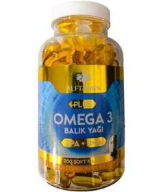 Resim Alftamin Plus Omega 3 Takviye Edici Gıda 200 Softjel Kapsül 
