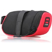 Resim Bisiklet Sele Çantası - Geniş Depolama, Anahtarlık Ve Arka Lamba İçin Pratik Bisiklet Aksesuarı Kırmızı Kırmızı 