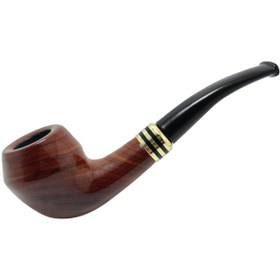Resim Falconetti Kahverengi Parlak Sandalwood Ahşap Pipo Rc95 