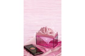 Resim Newface Z4 Kuzey Okyanus Temalı Gece Lambası Özellikli Bt Kablosuz Hoparlör - Pembe Mrayd 