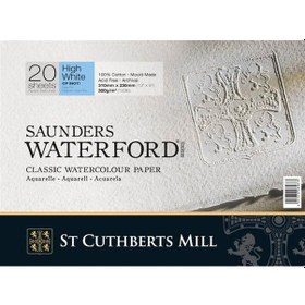 Resim Saunders Waterford Cold Pressed High White Blok 20 Yaprak 300G 23 