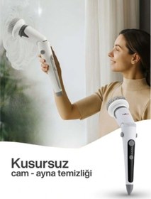 Resim Portatif Şarjlı Temizleme Fırçası Çok Renkli 