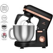 Resim Karaca Mastermaid Chef Pro Çift Kollu Stand Mikser Black Copper 1750 W- Güçlü Motor 