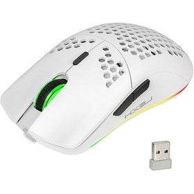 Resim Geeksen Hxsj T66 Rgb Kablosuz Oyun Faresi - 3600dpı, Şarj Edilebilir, Ergonomik Tasarım, 7 Renk Aydınlatma Modu T66 
