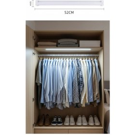 Resim Nishev Usb Şarjlı 3 Modlu Mıknatıslı Otel-yurt-ev-kamp Feneri Led Şarjlı Işıldak 15 W 52 Cm 