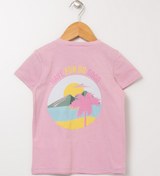 Resim Mammaramma 22sg-57 Bisiklet Yaka Baskılı Lila Bebek T-shirt 