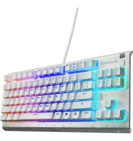 Resim SteelSeries Power Up Kablolu Oyun Klavye Mouse Kulaklık Seti RGB Aydınlatmalı Beyaz 
