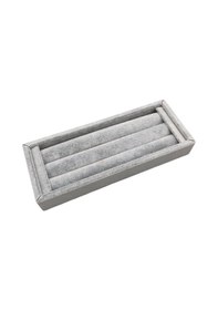 Resim Yerli Üretim Ufak Boy Süet Kumaş Gri Renk 18 / 7 Cm Rulo Çekmece Gri 