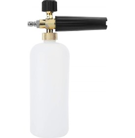 Resim Yüksek Basınçlı Köpük Püskürtme Şişesi Köpük Topu 1/4 İnç Hızlı Bağlantılı Araba Yıkama Pompası Köpük Püskürtme Makinesi 16,4ft Püskürtme Me 