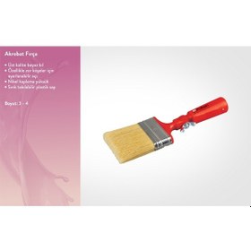 Resim Polisan Robot Fırça Akrobat 4 Numara Su Bazlı Ve Yağlı Boya Kestirme 