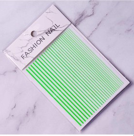 Resim Adanil Nail Art Kendinden Yapışkanlı Şerit Sticker Yeşil 