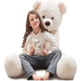 Resim Sole 175 Cm Papyonlu Dev Boy Peluş Ayı - % 100 Yerli 001 