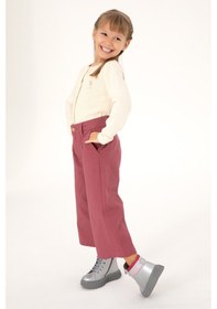 Resim U.s. Polo Assn. Kız Çocuk Gül Kurusu Pantolon Kanvas-chino 50301365-vr026 Gülkurusu 