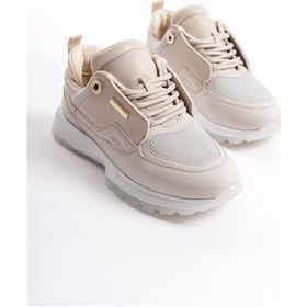 Resim D0852 Günlük Ortopedik Kadın Garantili Sneaker Spor Ayakkabı VIZON 