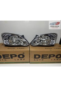 Resim Toyota Corolla 2004-2006 Hatchback Far Lambası Sağ-sol Takım Hatchback Damla Far-sağ-sol Takım-depo 